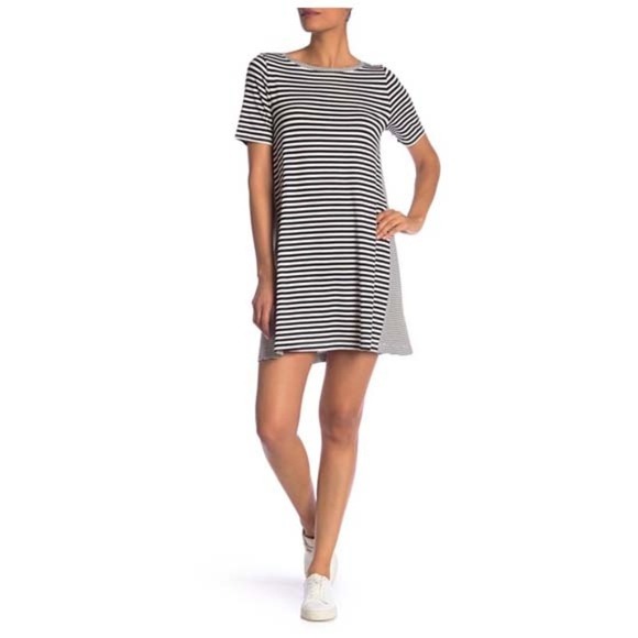 Susina Dresses & Skirts - SUSINA Striped Short Sleeve Knit Dress NWT